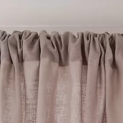 Enhance your space with a stylish ruffled edge curtain