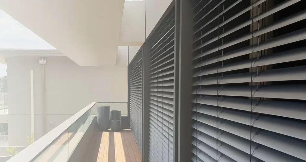 plantation shutters in a home