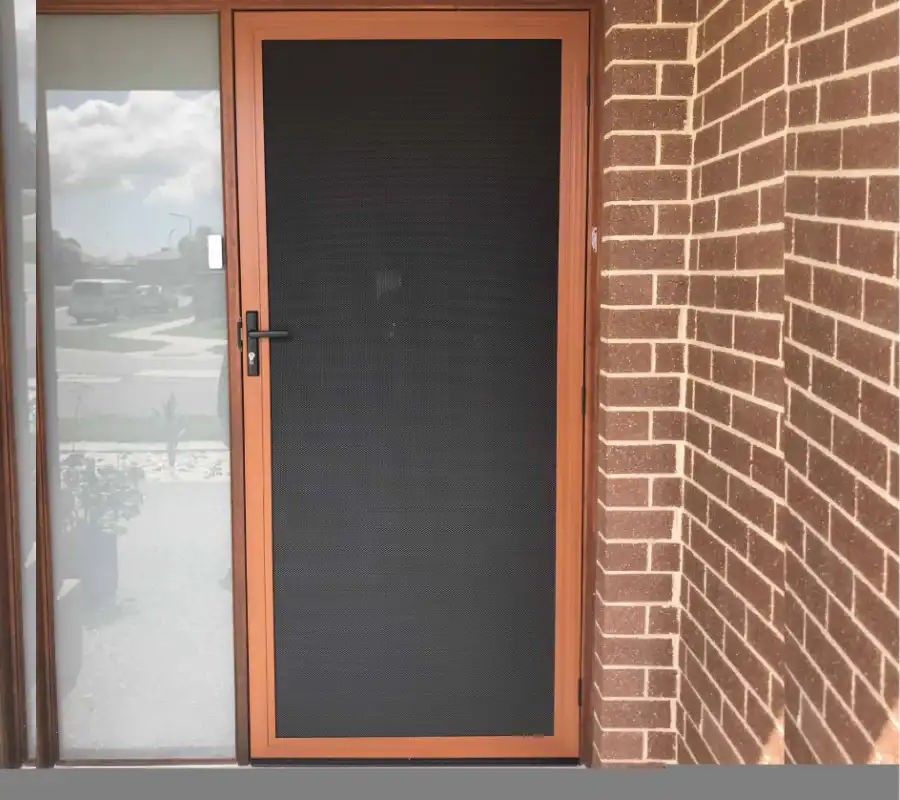 privacy mesh security doors